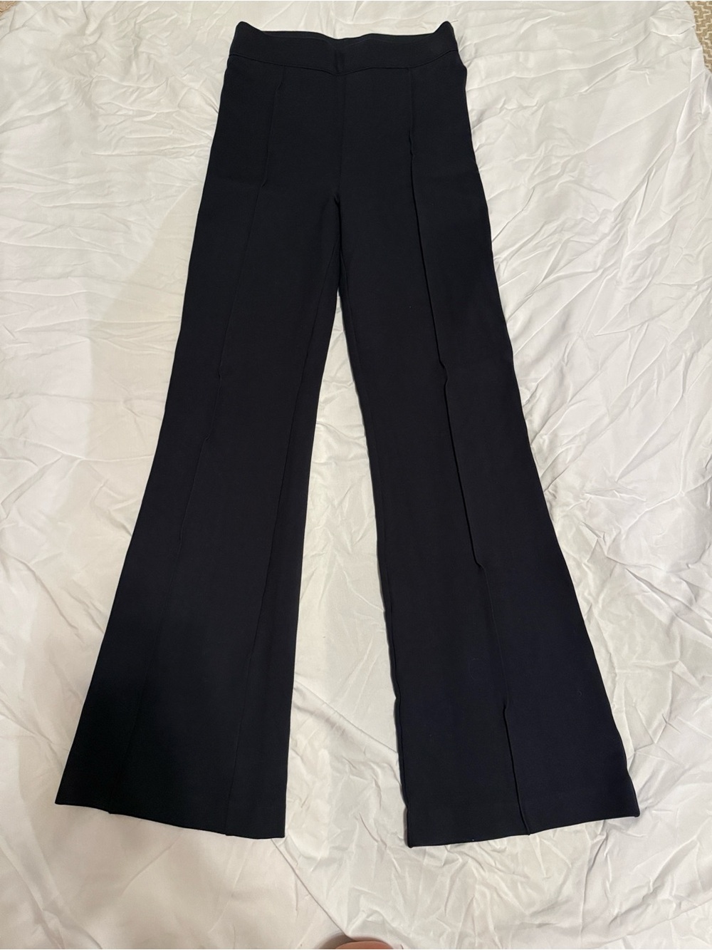 SPANX navy blue Boot-Cut Flare Pants